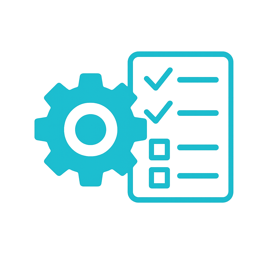 Nastavení – filtrace a parametry